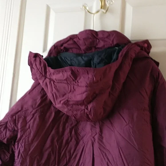 Patagonia Vintage Ski Snowboarding Guide Parka Jacket Burgundy Large - Picture 12 of 13